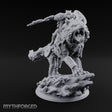 Axe Thrusting Wolf Rider — 32mm