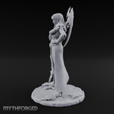 Axe Trailing Hip Cocked Human Warrior Miniature for Dungeons and Dragons, Pathfinder or other TTRPGs
