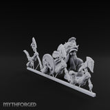 Axe Wielding Human Barbarian Miniature for Dungeons and Dragons, Pathfinder or other TTRPGs