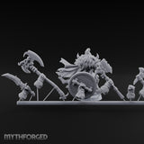Axe Wielding Human Barbarian Miniature for Dungeons and Dragons, Pathfinder or other TTRPGs