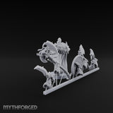 Axe Wielding Human Barbarian Miniature for Dungeons and Dragons, Pathfinder or other TTRPGs