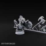 Axe Wielding Human Barbarian Miniature for Dungeons and Dragons, Pathfinder or other TTRPGs