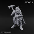 Axe Wielding Ragged Human Marauder A Miniature for Dungeons and Dragons, Pathfinder or other TTRPGs