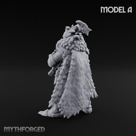 Axe Wielding Ragged Human Marauder A Miniature for Dungeons and Dragons, Pathfinder or other TTRPGs