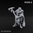 Axe Wielding Ragged Human Marauder B Miniature for Dungeons and Dragons, Pathfinder or other TTRPGs