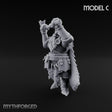 Axe Wielding Ragged Human Marauder C Miniature for Dungeons and Dragons, Pathfinder or other TTRPGs