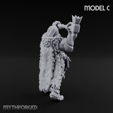Axe Wielding Ragged Human Marauder C Miniature for Dungeons and Dragons, Pathfinder or other TTRPGs