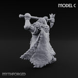 Axe Wielding Ragged Human Marauder C Miniature for Dungeons and Dragons, Pathfinder or other TTRPGs