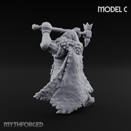 Axe Wielding Ragged Human Marauder C Miniature for Dungeons and Dragons, Pathfinder or other TTRPGs