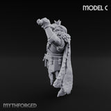 Axe Wielding Ragged Human Marauder C Miniature for Dungeons and Dragons, Pathfinder or other TTRPGs