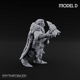Axe Wielding Ragged Human Marauder D Miniature for Dungeons and Dragons, Pathfinder or other TTRPGs