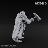 Axe Wielding Ragged Human Marauder D Miniature for Dungeons and Dragons, Pathfinder or other TTRPGs