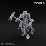 Axe Wielding Ragged Human Marauder D Miniature for Dungeons and Dragons, Pathfinder or other TTRPGs
