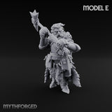 Axe Wielding Ragged Human Marauder E Miniature for Dungeons and Dragons, Pathfinder or other TTRPGs