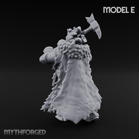 Axe Wielding Ragged Human Marauder E Miniature for Dungeons and Dragons, Pathfinder or other TTRPGs