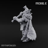 Axe Wielding Ragged Human Marauder E Miniature for Dungeons and Dragons, Pathfinder or other TTRPGs