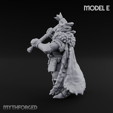 Axe Wielding Ragged Human Marauder E Miniature for Dungeons and Dragons, Pathfinder or other TTRPGs
