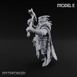 Axe Wielding Ragged Human Marauder E Miniature for Dungeons and Dragons, Pathfinder or other TTRPGs