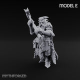 Axe Wielding Ragged Human Marauder E Miniature for Dungeons and Dragons, Pathfinder or other TTRPGs