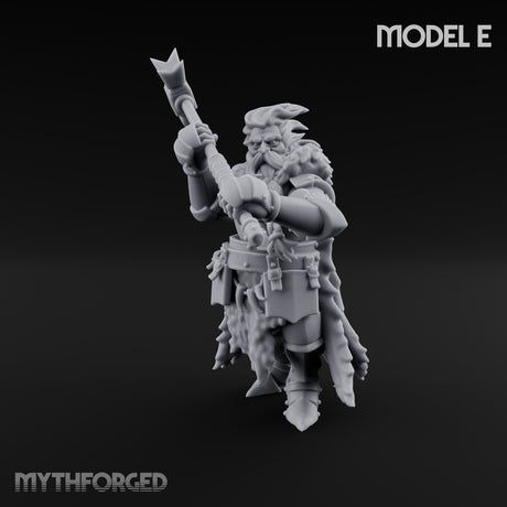 Axe Wielding Ragged Human Marauder E Miniature for Dungeons and Dragons, Pathfinder or other TTRPGs