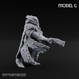 Axe Wielding Ragged Human Marauder G Miniature for Dungeons and Dragons, Pathfinder or other TTRPGs