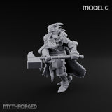 Axe Wielding Ragged Human Marauder G Miniature for Dungeons and Dragons, Pathfinder or other TTRPGs