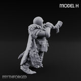 Axe Wielding Ragged Human Marauder H Miniature for Dungeons and Dragons, Pathfinder or other TTRPGs