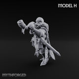 Axe Wielding Ragged Human Marauder H Miniature for Dungeons and Dragons, Pathfinder or other TTRPGs