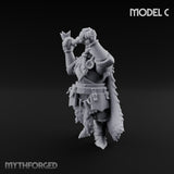 Axe Wielding Ragged Human Marauders Miniature for Dungeons and Dragons, Pathfinder or other TTRPGs