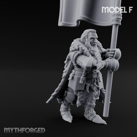 Axe Wielding Ragged Human Marauders Miniature for Dungeons and Dragons, Pathfinder or other TTRPGs