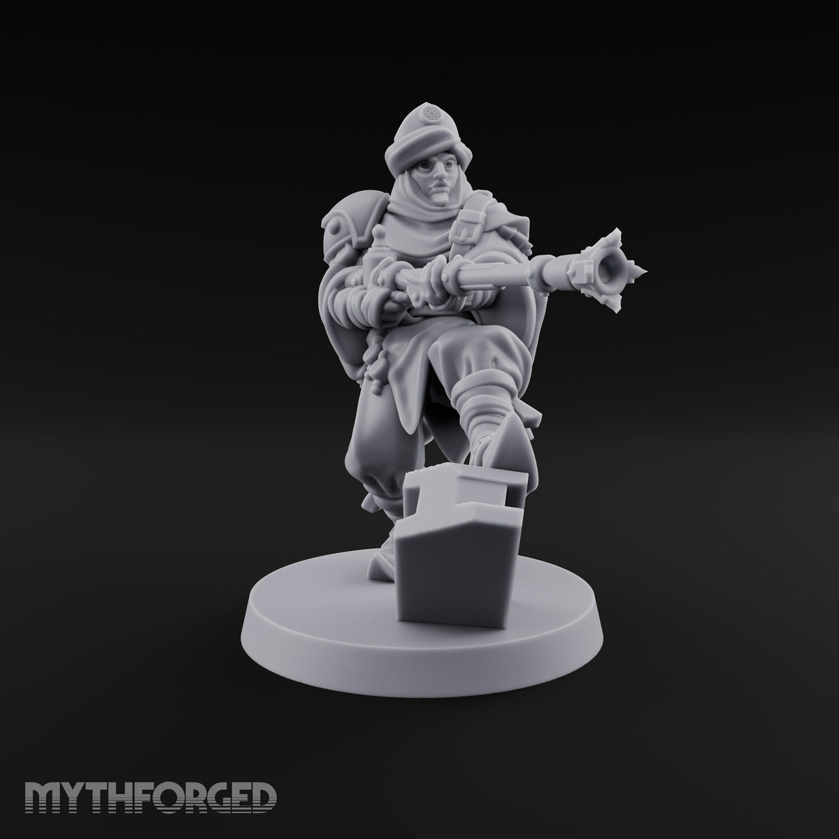 No Breath Breaks Formation Human Gas-Masked Soldier A — Mask
