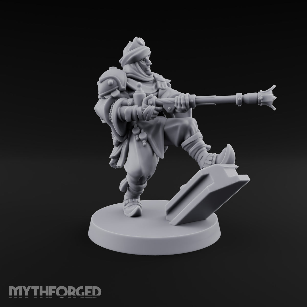 No Breath Breaks Formation Human Gas-Masked Soldier A — Mask
