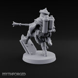 No Breath Breaks Formation Human Gas-Masked Soldier A — Respirator