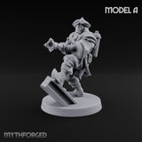 No Breath Breaks Formation Human Gas-Masked Soldier A — Respirator