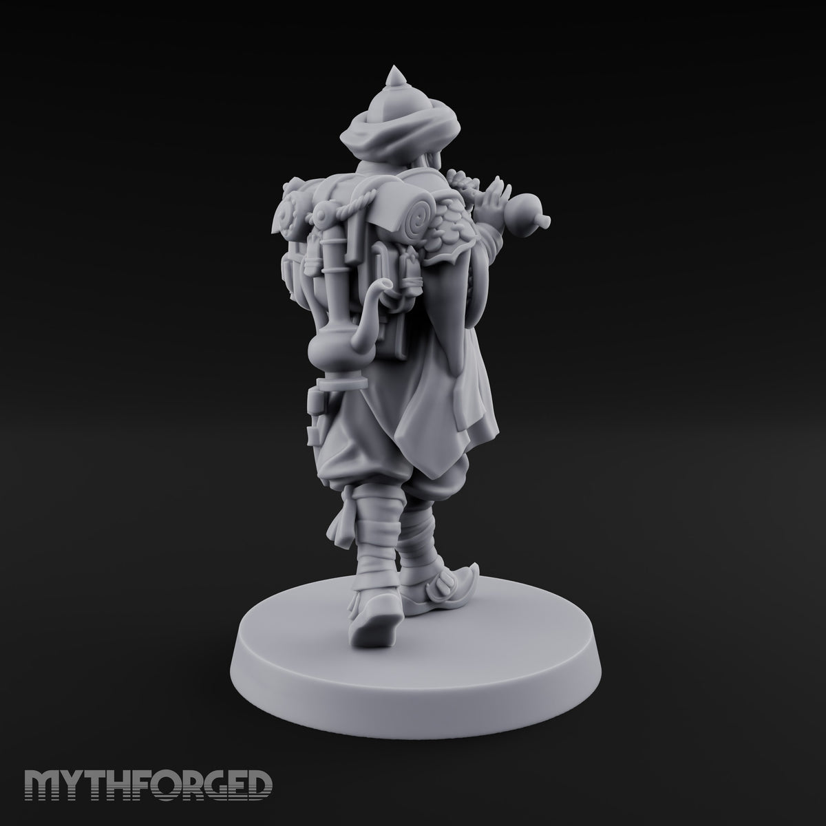 No Breath Breaks Formation Human Gas-Masked Soldier B — Face