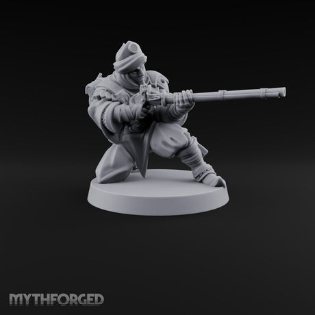 No Breath Breaks Formation Human Gas-Masked Soldier C — Mask