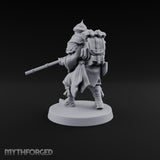 No Breath Breaks Formation Human Gas-Masked Soldier D — Gasmask