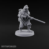 No Breath Breaks Formation Human Gas-Masked Soldier D — Mask