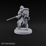 No Breath Breaks Formation Human Gas-Masked Soldier D — Mask