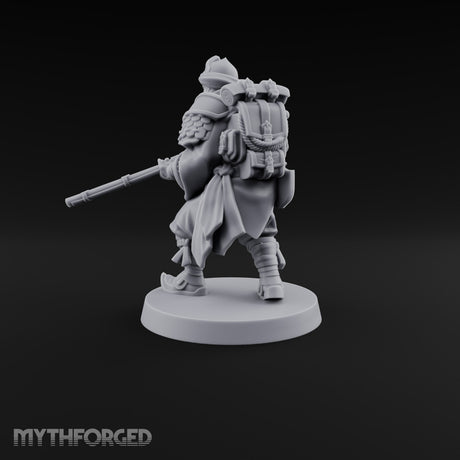 No Breath Breaks Formation Human Gas-Masked Soldier D — Mask