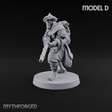 No Breath Breaks Formation Human Gas-Masked Soldier D — Respirator