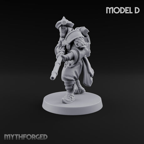 No Breath Breaks Formation Human Gas-Masked Soldier D — Respirator