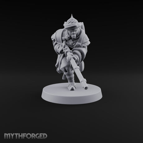 No Breath Breaks Formation Human Gas-Masked Soldier E — Gasmask