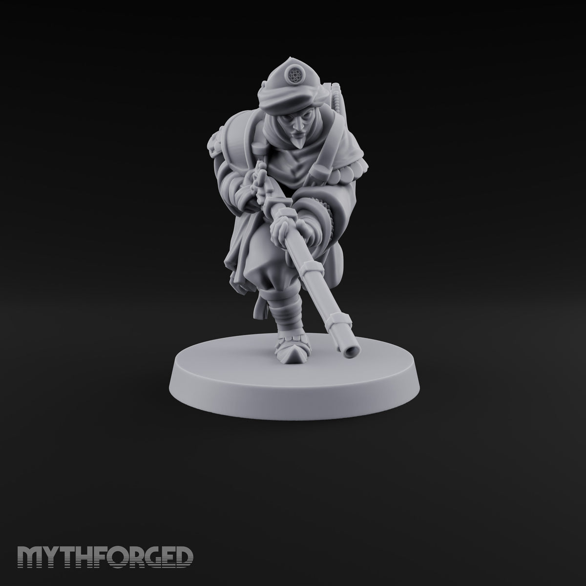 No Breath Breaks Formation Human Gas-Masked Soldier E — Mask