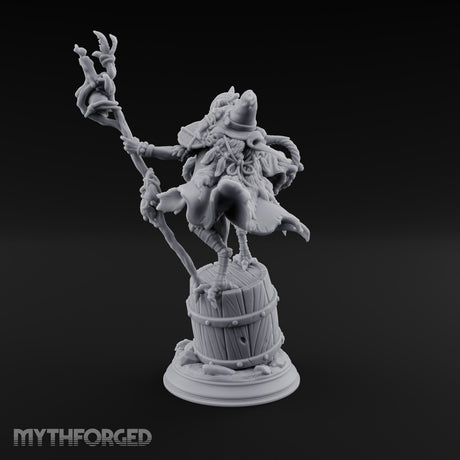 Child Snatching Baba Yaga Witch Miniature for Dungeons and Dragons, Pathfinder or other TTRPGs