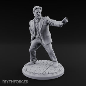 Back Off Mate Human Bodyguard Miniature for Dungeons and Dragons, Pathfinder or other TTRPGs