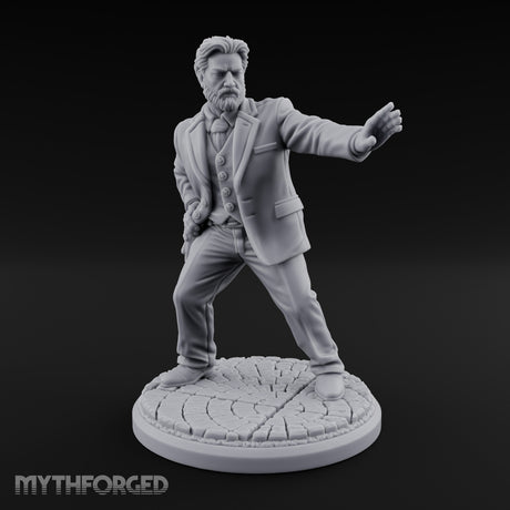 Back Off Mate Human Bodyguard Miniature for Dungeons and Dragons, Pathfinder or other TTRPGs