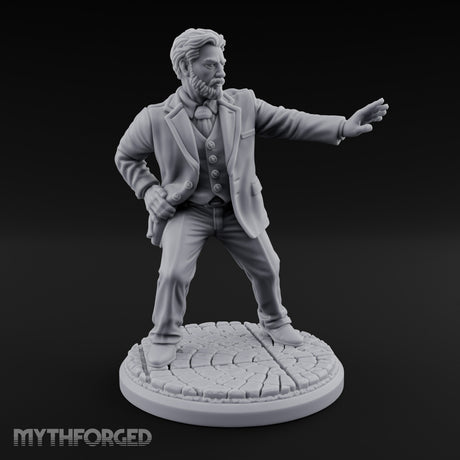Back Off Mate Human Bodyguard Miniature for Dungeons and Dragons, Pathfinder or other TTRPGs