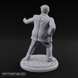 Back Off Mate Human Bodyguard Miniature for Dungeons and Dragons, Pathfinder or other TTRPGs