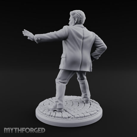 Back Off Mate Human Bodyguard Miniature for Dungeons and Dragons, Pathfinder or other TTRPGs